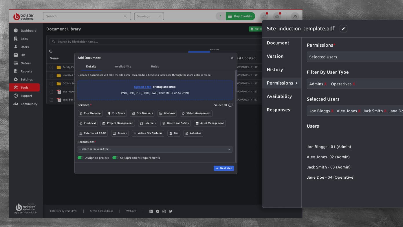 Overview of the Document Library Design